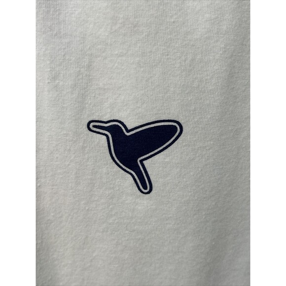 BirdDogs Medium White Graphic Logo Short Sleeve T Shirt Crewneck Casual Pullover - Picture 4 of 5
